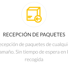 Receptión de paquetes / Paketannhme